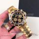 Perfect Replica Rolex Daytona Automatic Watches Yellow Gold Rainbow bezel (2)_th.jpg